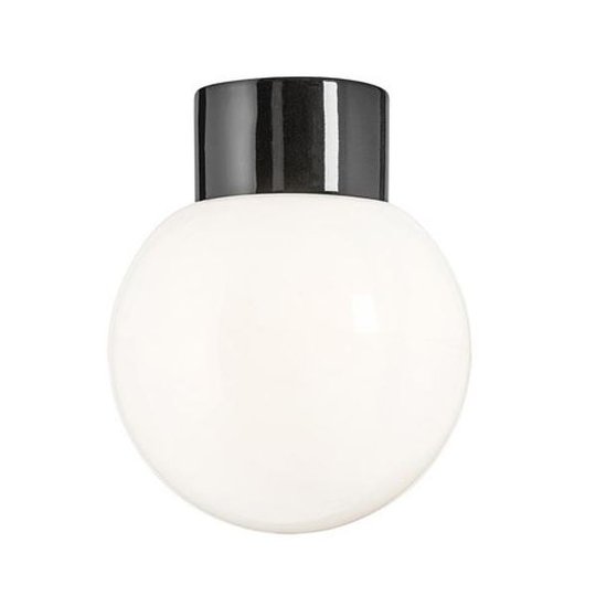 Ifö Electric 6041-840-16 Kattovalaisin kiiltävä, suora, IP54, LED Musta