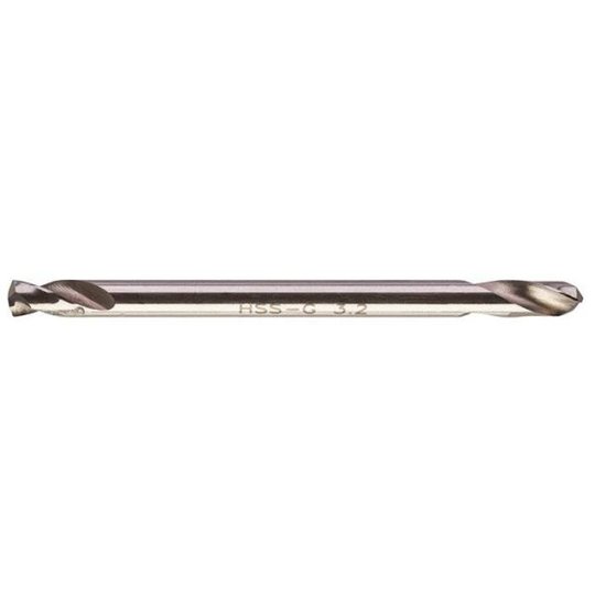 Milwaukee HSS G Metalliporanterä kaksipäinen, 10 kpl:n pakkaus 3,2 mm