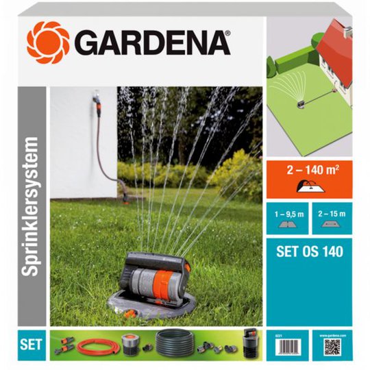 Gardena OS 140 Suorakaidesadetin sis. tarvikkeet