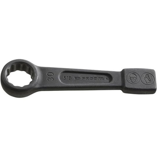 Facom 51B.100 Iskurengasavain Mustattu polygoni 100mm