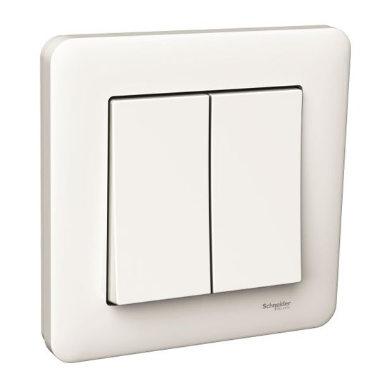 Schneider Electric WDE002917 Vaihtokytkin Mukana kehys, 50 kpl pakkaus Kruunukytkin