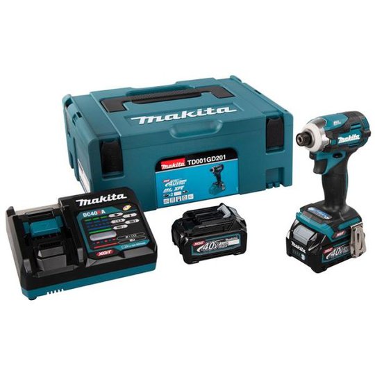 Makita TD001GD201 Iskuruuviväännin Akuilla ja laturilla