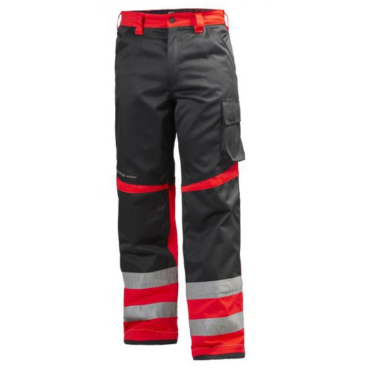 Helly Hansen Workwear Alna Työhousut huomioväri, punainen/musta C48