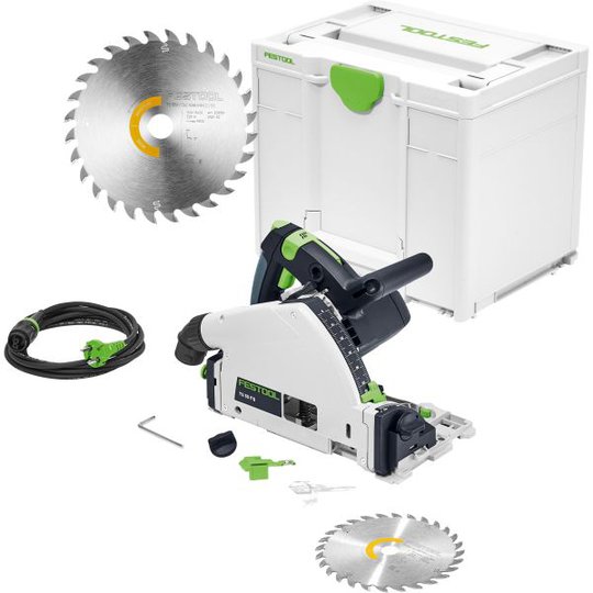 Festool TS 55 F Mt Edt 21 Upotussaha mukana sahanterä, 1050 W