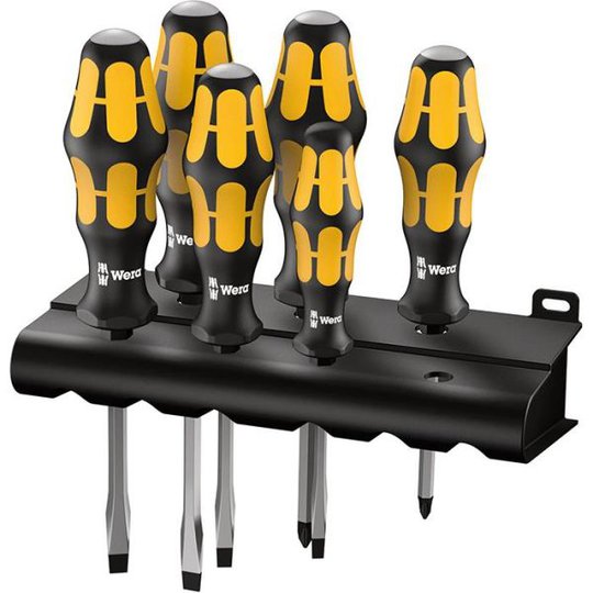 Wera Kraftform 018287 Ruuvitalttasarja 6 osaa + teline