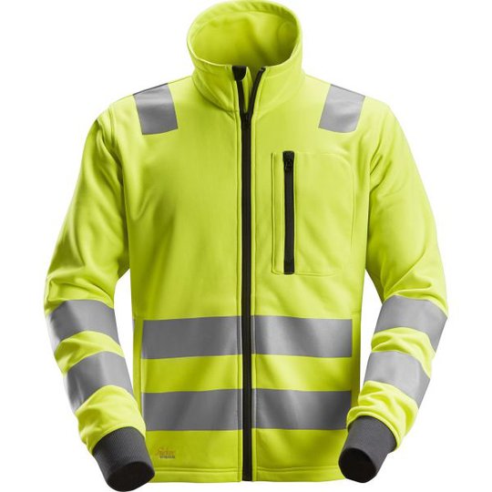 Snickers 8036 AllroundWork Fleecetakki huomiotakki, keltainen XS