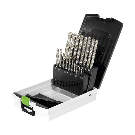 Festool HSS D 1-10 Sort Teräsporanterä 19 osaa