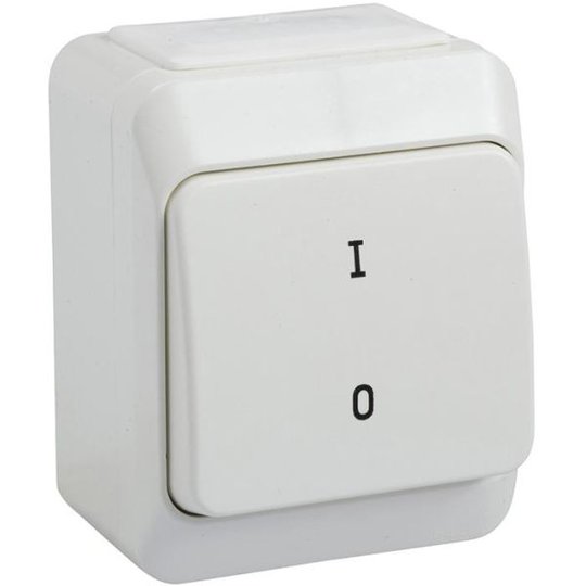 Schneider Electric Aqua Stark 183500600 Kytkin 2-napainen, valkoinen