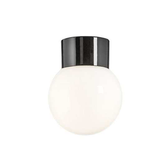Ifö Electric 6040-840-16 Kattovalaisin kiiltävä, musta, suora, IP54, LED
