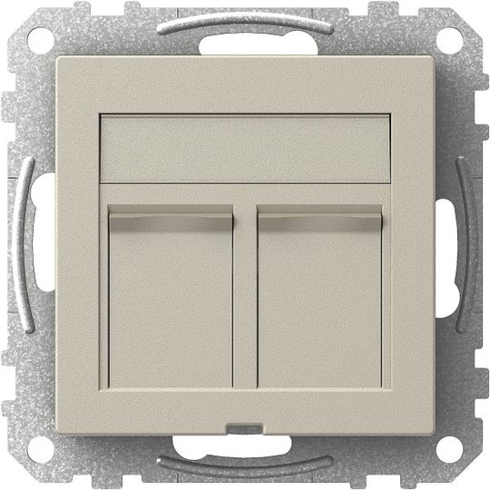 Schneider Electric WDE004434 Keskiölevy 2 x Actassi, suora Metallic