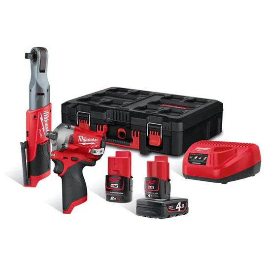Milwaukee M12 FPP2AV-422P Työkalupaketti