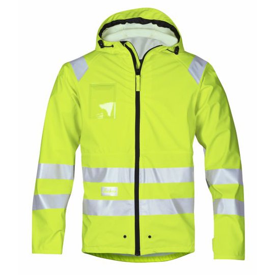 Snickers 8233 Sadetakki Hi-Vis, keltainen