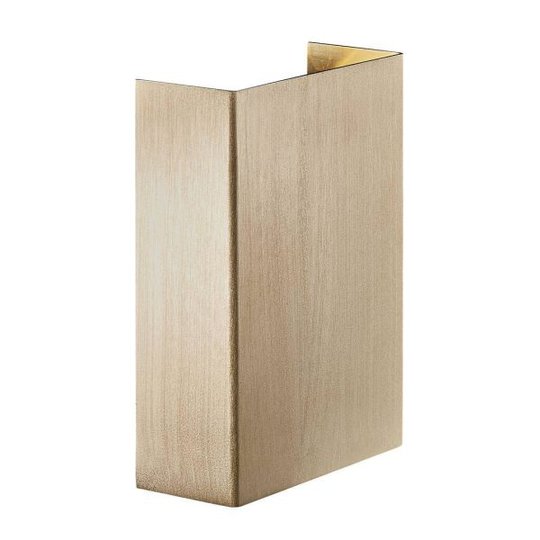 Nordlux FOLD 2019041035 Seinävalaisin 3000K, 2xLED, IP54 Messinki