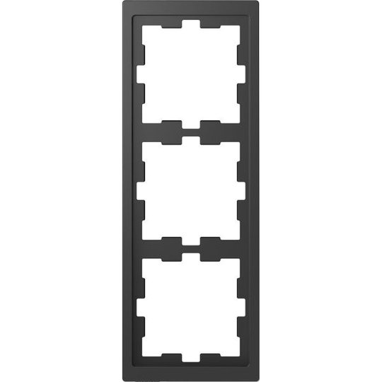 Schneider Electric MTN4030-6534 Yhdistelmäkehys 3 lokero, t-muovi Antrasiitti