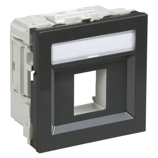 Schneider Electric INS64201 Multimediakansi valkoinen, termoplastia Harmaa