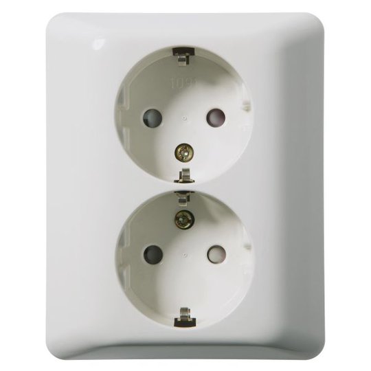 Elko EKO05703 Seinäpistorasia 2-osainen, 16A/250V