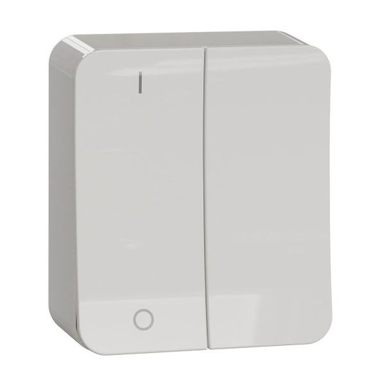 Schneider Electric Exxact WDE015541 Vaihtokytkin pinta-asennettava, 2x1-napainen