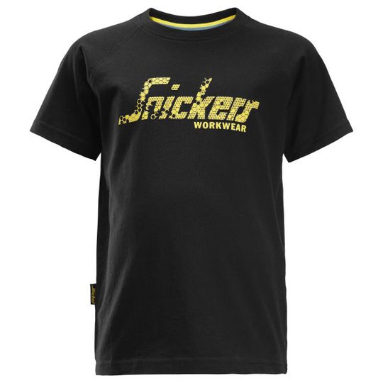 Snickers 7510 T-paita juniori, musta 98/104