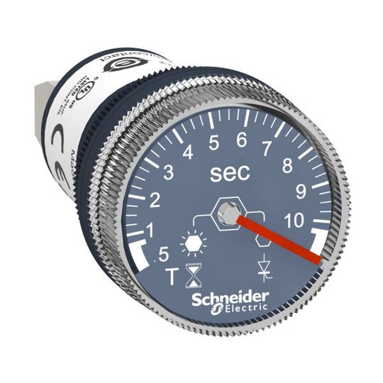 Schneider Electric XB5DTGM2 Aikarele 22 mm, 100-240V 0,5-10 s