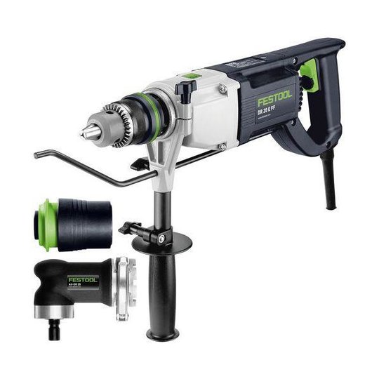 Festool DR 20 E FF-Set QUADRILL Porakone mukana karat, 1100 W