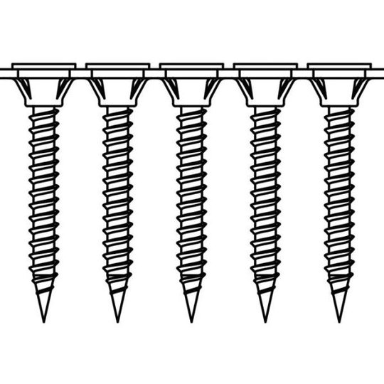 Bosch 2608000547 Nauhoitettu kipsiruuvi 3,9x25 mm