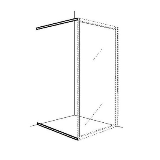 Ifö Solid SVGD N Lattialista 1200 mm Alumiini