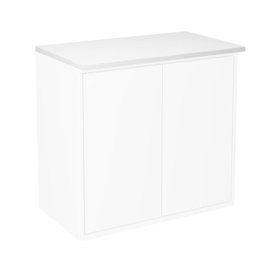 Gustavsberg Graphic Ylälevy kaapeille 60 x 32 cm, valaistuksella valkoinen