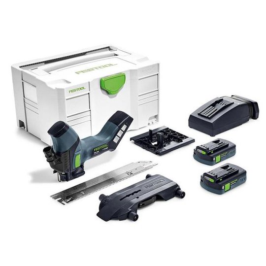 Festool ISC 240 Li 3,1 EBI-Compact Eristesaha sis. 3,1 Ah:n akut ja laturin