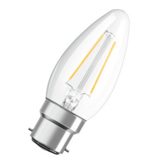 Osram PARATHOM Retrofit CLASSIC B LED-valo kirkas 2,8W, B22D
