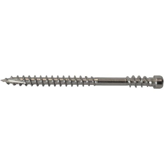 MFT 500300 Terassiruuvi 4,8 mm, TX15, haponkestävä A4, C5 4,8 x 60 mm, 250 kpl