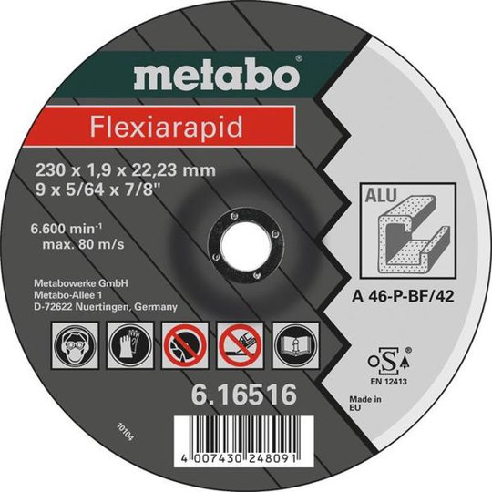 Metabo Flexiarapid Katkaisulaikka alumiinille
