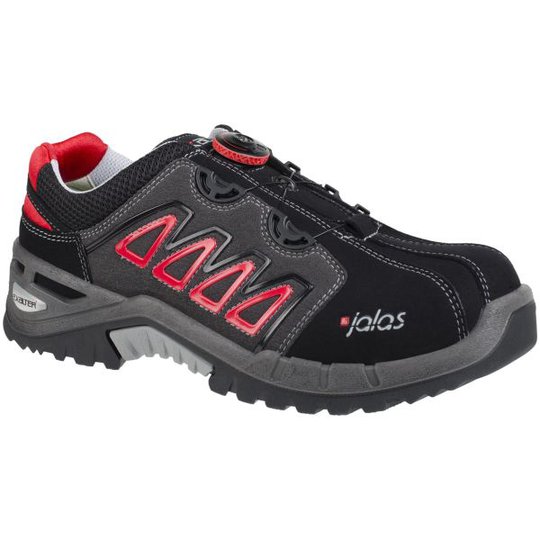 Jalas 9548 Exalter Easyroll Turvakengät S3, BOA, musta/punainen Koko 37
