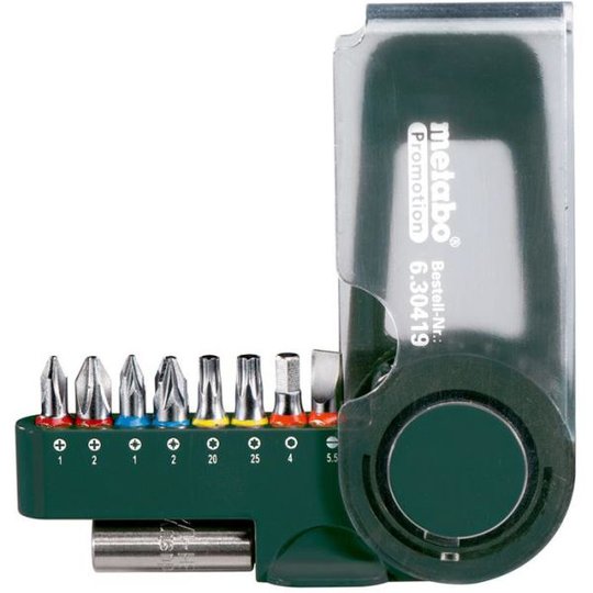 Metabo 630419000 Ruuvikärkisarja 9-osainen