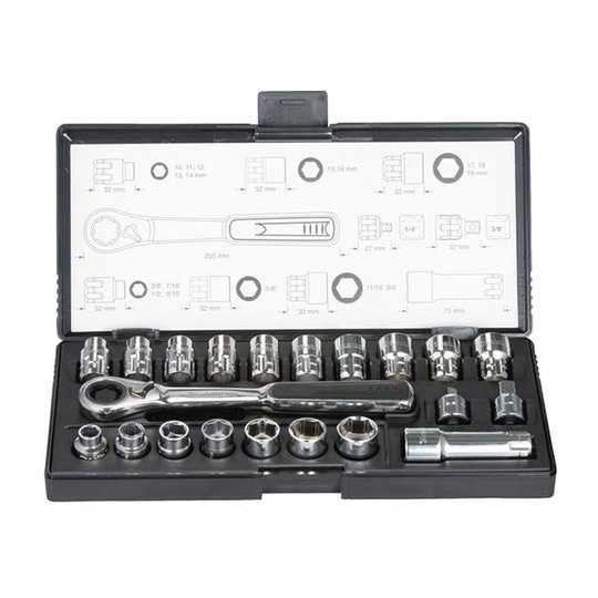 Makita B-65604 Hylsysarja 21-osainen