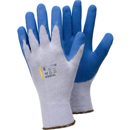 Tegera 614 Käsineet Koko 8, Latex/Rakeistettu