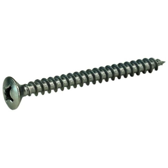 Gelia 3016003082 LVI-ruuvi ruostumaton, 6 kpl 5,5x60 mm