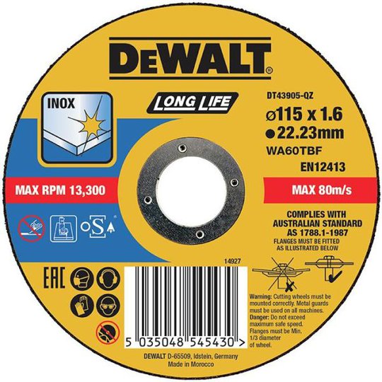 Dewalt DT43905 Katkaisulaikka thin cutting 160 ml