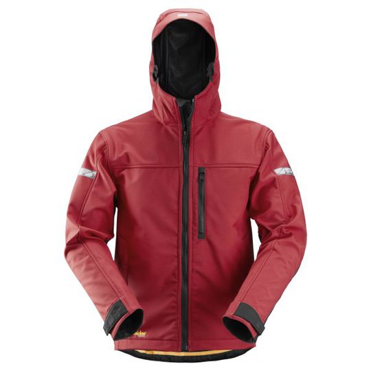 Snickers 1229 AllroundWork Softshelltakki Punainen XS