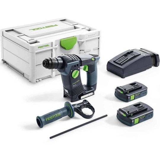 Festool BHC 18 C 3,1 I-Plus Poravasara 18 V, paristoilla ja laturilla