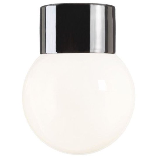 Ifö Electric Classic Glob 150 Kattovalaisin IP54, suora, E27, opaali Musta