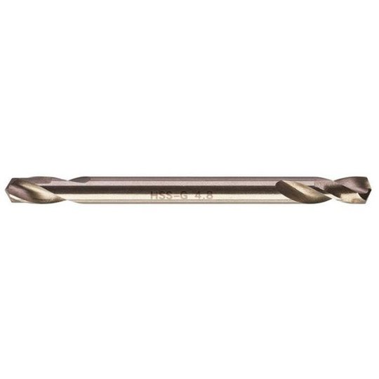 Milwaukee HSS G Metalliporanterä kaksipäinen, 10 kpl:n pakkaus 4,8 mm