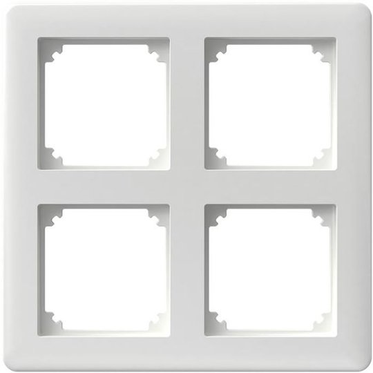 Schneider Electric Exxact Primo Yhdistelmäkehys matriisi, 2 x 2 lokeroa, valkoinen