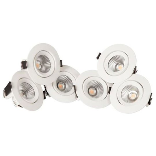 Hide-a-Lite Optic 360 Alasvalosarja 6 kpl, valkoinen 3000 K