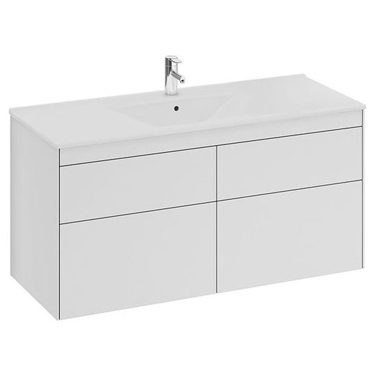 Ifö Sense SU Allaskaappi 120 cm, 4 laatikkoa, valkoinen