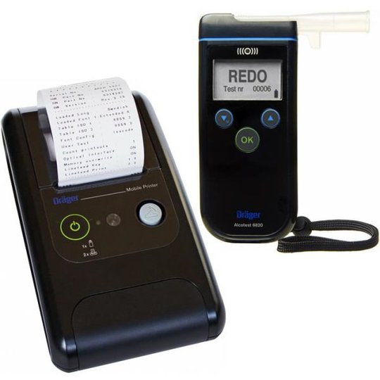 Dräger 6820 Alkotest Alkometri sis. tulostimen