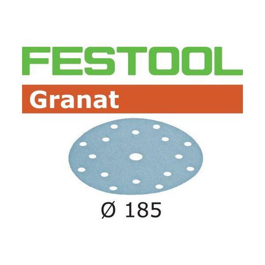 Festool STF GR Hiomapaperi 185mm, 100 kpl P240