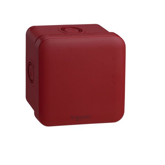 Schneider Electric ENN05174 Palorasia 80x80x45 mm Punainen, reikäaihiot