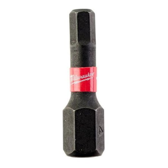 Milwaukee SHOCKWAVE Impact Duty HEX Ruuvikärjet 2 kpl:n pakkaus 4x25 mm.