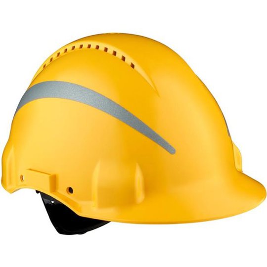 3M G3000 Suojakypärä Heijastimilla Keltainen