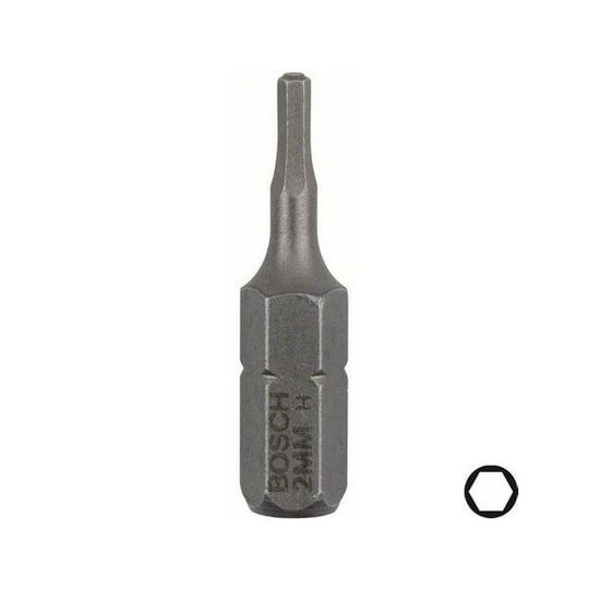 Bosch HEX Ruuvikärjet HEX2 3 kpl 25 mm